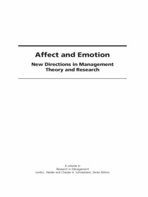 cover image of Affect and Emotion